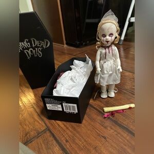 Living Dead Dolls Little Miss Blood White Dress Horror Doll